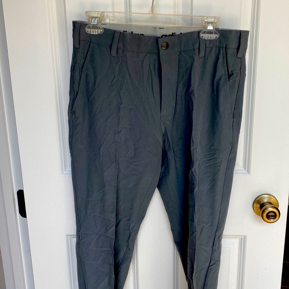 Adidas men’s grey golf slacks